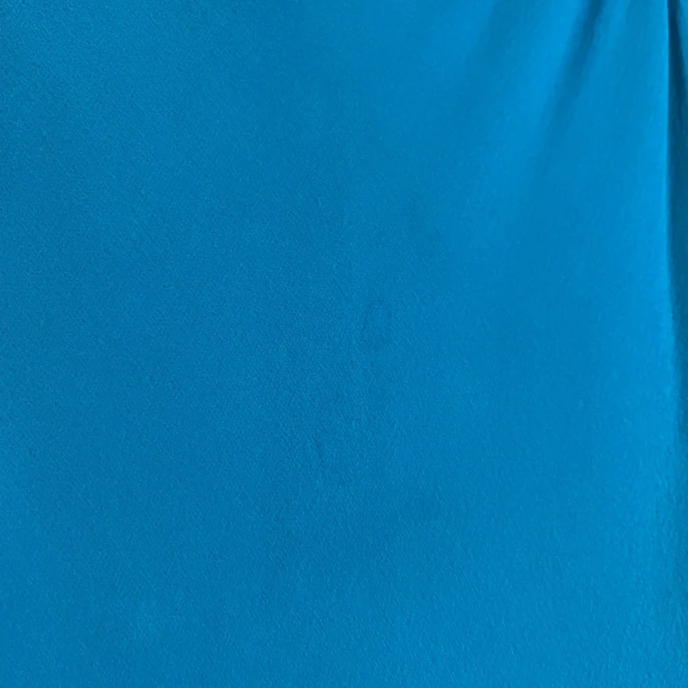 SPENSER JEREMY Gorgeous Teal Flutter Sleeve Cowl Neck 100% Silk Midi Dress Sz 6 - Picture 6 of 14